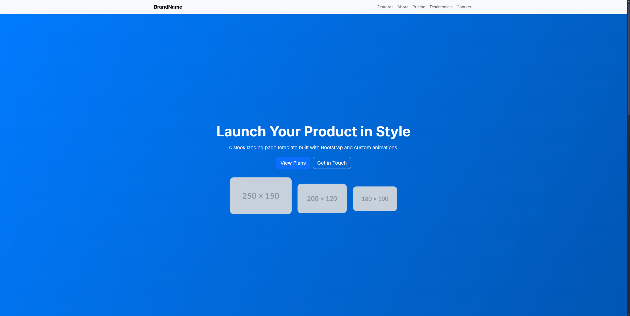 Landing Page